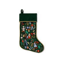 Load image into Gallery viewer, Nutcracker Embroidered Stocking
