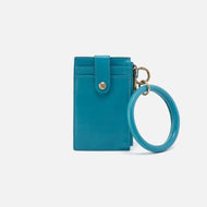 HOBO Ring Credit Card Wristlet in Polished Leather - FINAL SALE