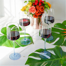 Load image into Gallery viewer, Rio Wine Glasses filled with red wine 
