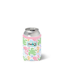 Load image into Gallery viewer, Swig Summer Salt Can Cooler with with colorful sea creatures
