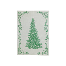 Load image into Gallery viewer, Vietri Strofinaccio Green Tree Dish Towel
