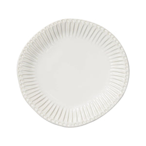 Vietri Incanto Stone Dinner Plate - White