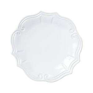 Vietri Incanto Stone Dinner Plate - White