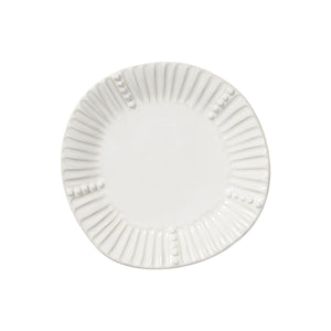 Vietri Incanto Stone Salad Plate - White