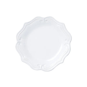 Vietri Incanto Stone Salad Plate - White