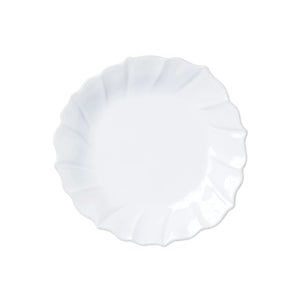 Vietri Incanto Stone Salad Plate - White