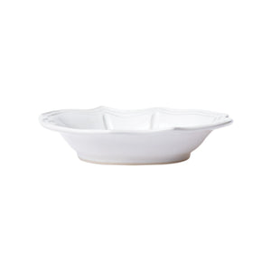Vietri Incanto Stone Pasta Bowl - White