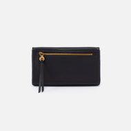 HOBO Lumen Continental Wallet Black - FINAL SALE