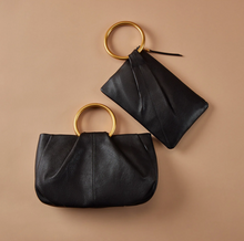 Load image into Gallery viewer, HOBO Sheila Hard Ring Satchel in Pebbled Leather - Black
