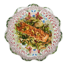 Load image into Gallery viewer, Juliska Sofia Dinner Plate - Multi with food

