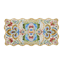 Load image into Gallery viewer, Juliska Sofia 16" Rectangular Platter - Multi with busy colorful pattern
