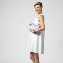 Load image into Gallery viewer, Scout Pouchworthy Pouch - Amethyst &amp; White Check
