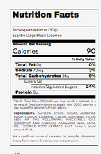 Load image into Gallery viewer, Scottie Dog Black Licorice Jelly Beans 3.5 oz Grab &amp; Go Bag

