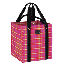 Load image into Gallery viewer, Scout Holiday Bagette Market Tote - Sweet Tartan
