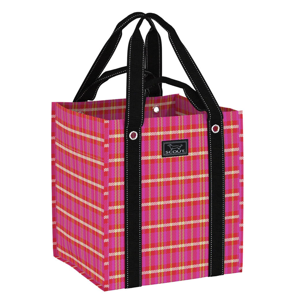 Scout Holiday Bagette Market Tote - Sweet Tartan