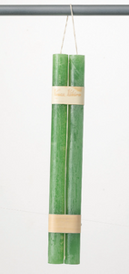 Timber Taper Candles - 12” - Aloe Green