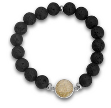 Load image into Gallery viewer, Dune Jewelry Men&#39;s Beaded Bracelet - Lava - Shells from Florida
