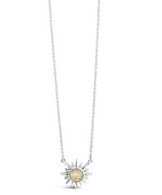 Load image into Gallery viewer, Dune Jewelry Delicate Dune Sunburst Necklace - Crystal River
