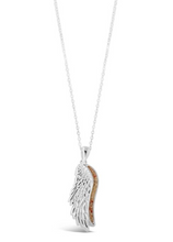 Load image into Gallery viewer, Dune Jewelry Angel Wing Necklace - Shells from Florida
