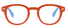 Load image into Gallery viewer, Tartan Reading Glasses - Orange/ Plaid
