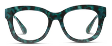Load image into Gallery viewer, Center Stage Reading Glasses - Green Tortoise

