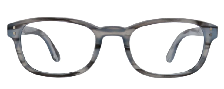 Clean Slate Reading Glasses - Gray Horn