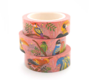 Tropical Bird Washi Tape