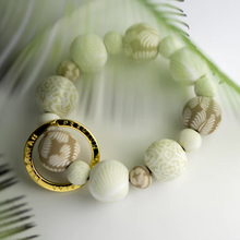 Load image into Gallery viewer, Ivory Palm Wrist Keychain
