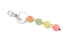 Load image into Gallery viewer, Flamingo Pink 4-Ball Keychain
