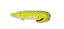 Load image into Gallery viewer, Alligator Enamel Pin
