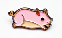 Load image into Gallery viewer, Pig Pin Teacup Enamel Pin

