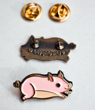 Load image into Gallery viewer, Pig Pin Teacup Enamel Pin
