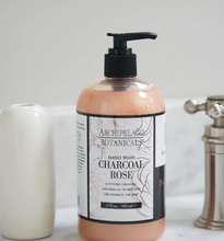 Load image into Gallery viewer, Charcoal Rose Hand Wash - 17 oz
