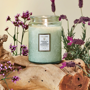 Voluspa French Cade & Lavender Large Jar Candle