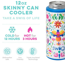 Load image into Gallery viewer, Swig  Skinny Can Cooler (12oz) - Viva Fiesta
