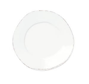 Melamine Lastra Salad Plate - White