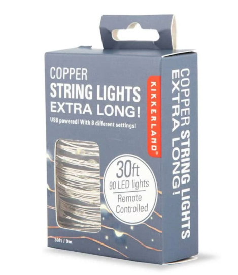 Extra Long Silver String Lights
