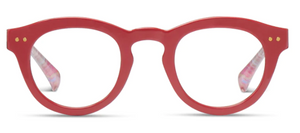 Clover Reading Glasses - Red/Plaid