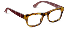 Load image into Gallery viewer, Goldie Reading Glasses - Tokyo Tortoise/ Wine Picnic
