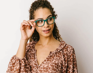 Poppy Reading Glasses - Teal