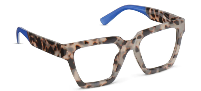 Peepers Sterling Reading Glasses Gray Tortoise/Blue – AGAPANTHUS