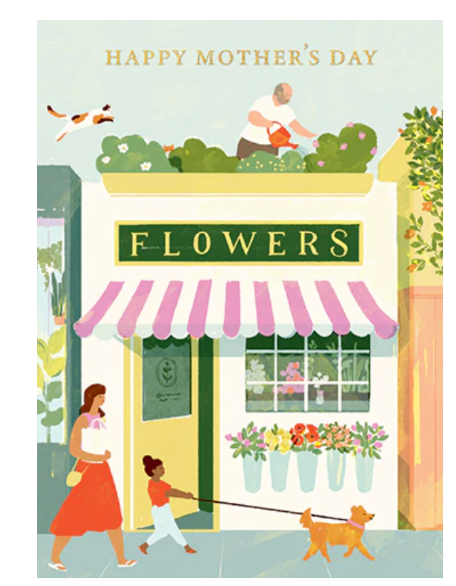 Flower Shop Mother's Day Card