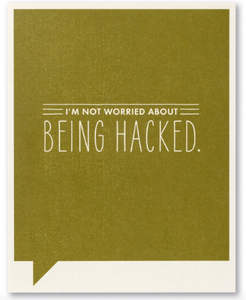 Being Hacked Card
