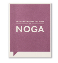 Load image into Gallery viewer, I Have Taken Up The Discipline Of Noga Card
