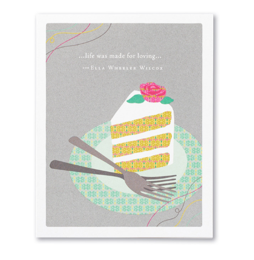 Life Was Made For Loving - Wedding Card