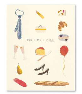 You + Me = Oui Card