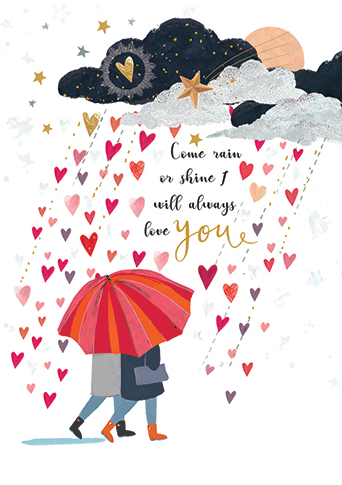 Rain or Shine Anniversary Card