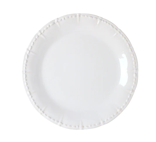 Historia Dinner Plate - Paperwhite