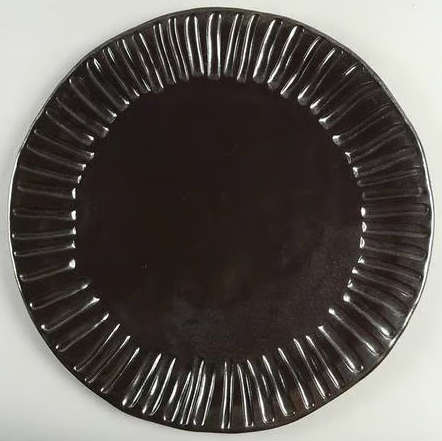 Incanto Stripe Service Plate / Charger - Metallic