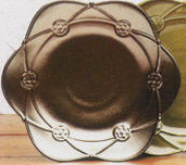 Meridian Decor Style Salad/Dessert Plate - Bronze